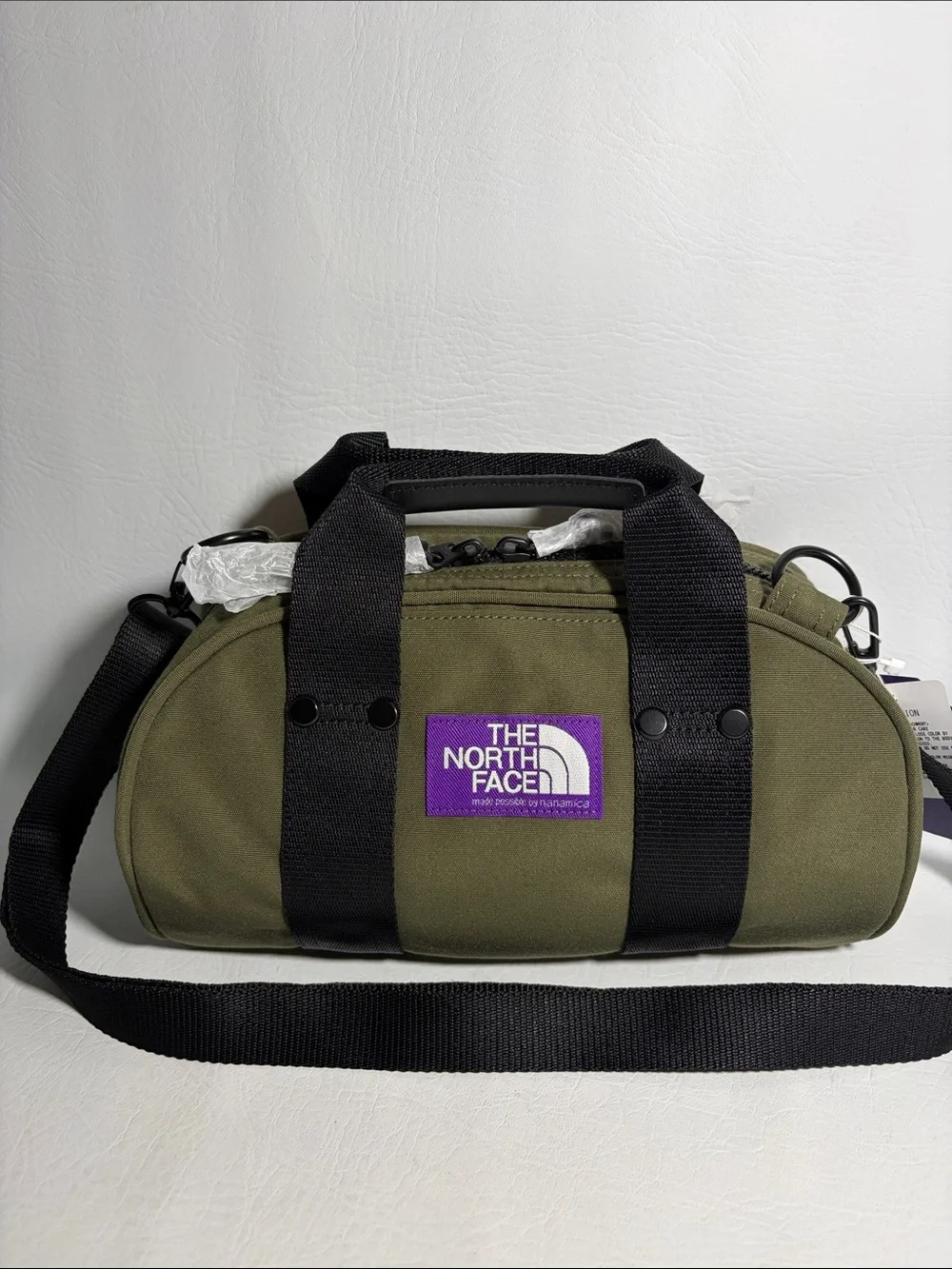 THE NORTH FACE Purple Label X  Nanamica Japan NEW Field Denim Duffle Bag Olive